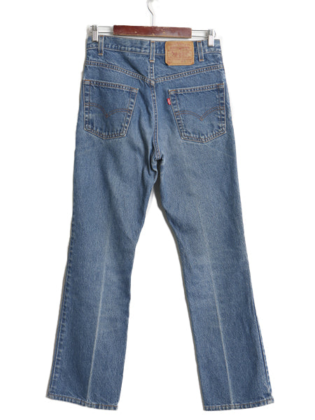 90s USA製 リーバイス 517 ブーツカット デニム パンツ 30 31 / オールド ジーンズ ジーパン Gパン フレア ボトムス 赤タブ 鬼 ヒゲ アタリ
