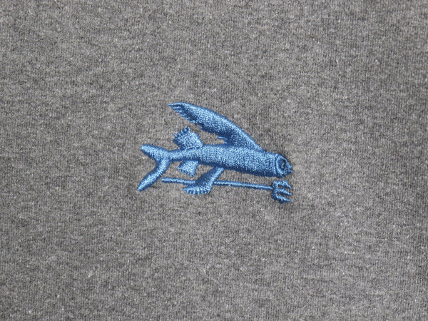 パタゴニア スモール フライング フィッシュ 刺繍 スウェット メンズ XXL / 18年製 クルーネック 裏起毛 トレーナー 大きいサイズ グレー