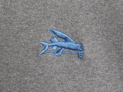 パタゴニア スモール フライング フィッシュ 刺繍 スウェット メンズ XXL / 18年製 クルーネック 裏起毛 トレーナー 大きいサイズ グレー