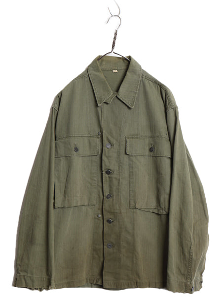 40s ★ 米軍実物 US ARMY M-43 ヘリンボーン ジャケット メンズ 38 / ヴィンテージ ミリタリー ユーティリティ HBT 13スター カバーオール