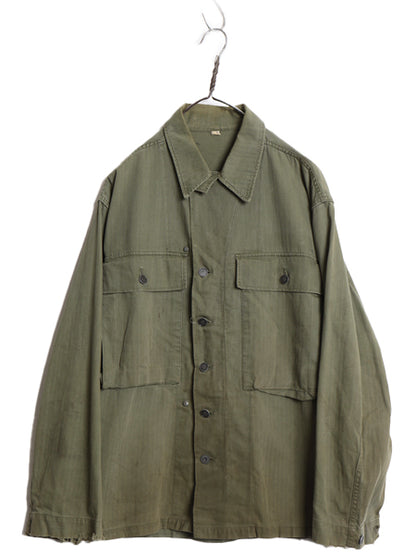 40s ★ 米軍実物 US ARMY M-43 ヘリンボーン ジャケット メンズ 38 / ヴィンテージ ミリタリー ユーティリティ HBT 13スター カバーオール