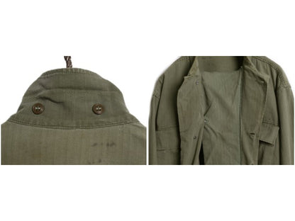 40s ★ 米軍実物 US ARMY M-43 ヘリンボーン ジャケット メンズ 38 / ヴィンテージ ミリタリー ユーティリティ HBT 13スター カバーオール