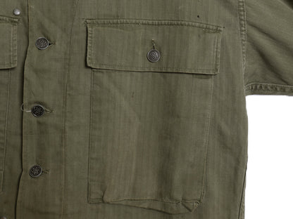 40s ★ 米軍実物 US ARMY M-43 ヘリンボーン ジャケット メンズ 38 / ヴィンテージ ミリタリー ユーティリティ HBT 13スター カバーオール