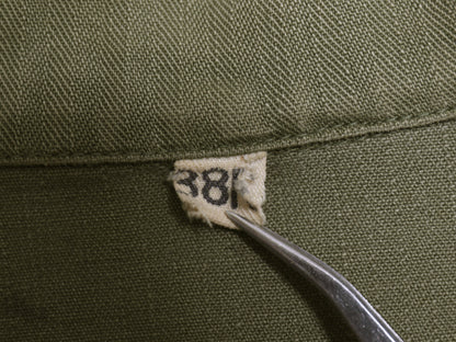 40s ★ 米軍実物 US ARMY M-43 ヘリンボーン ジャケット メンズ 38 / ヴィンテージ ミリタリー ユーティリティ HBT 13スター カバーオール