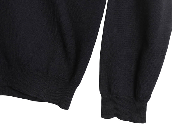 ブルックスブラザーズ ニット セーター メンズ XL / メリノ ウール 長袖ニット  Vネック ハイゲージ ストレッチ シンプル 大きいサイズ 紺