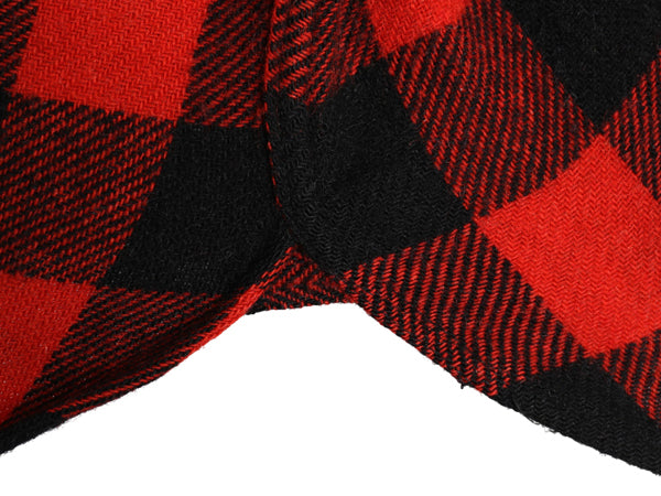 50s タウンクラフト CPO ウール シャツ XXL 程/ ヴィンテージ ペニーズ ブロック チェック マチ付き ジャケット 長袖シャツ 大きいサイズ