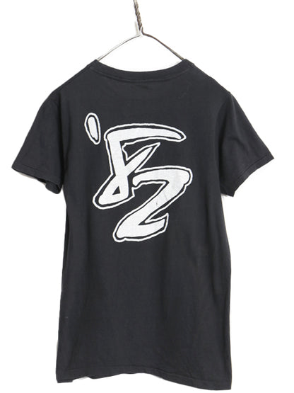 80s USA製 ZZ TOP 両面 プリント Tシャツ メンズ S 程/ ヴィンテージ イラスト グラフィック バンド ロック シングルステッチ 黒 当時物