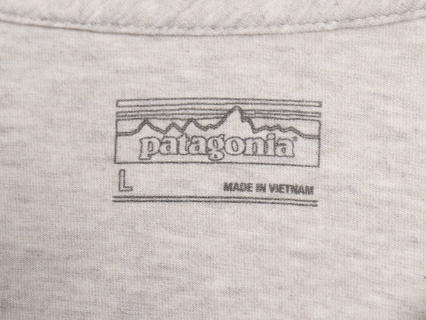 パタゴニア ヘンリーネック 長袖 Tシャツ メンズ L / 古着 20年製 ロンT オーガニック コットン カットソー インナー ロングスリーブ 無地