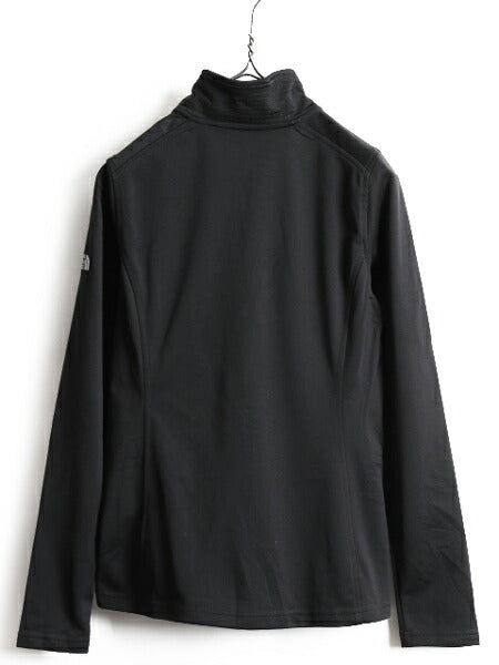 デッドストック US企画 ■ ノースフェイス ハイネック 長袖 Tシャツ 黒 レディース S / 新品 The North Face アウトドア ロンT ストレッチ