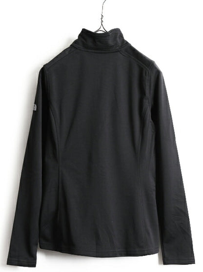 デッドストック US企画 ■ ノースフェイス ハイネック 長袖 Tシャツ 黒 レディース S / 新品 The North Face アウトドア ロンT ストレッチ