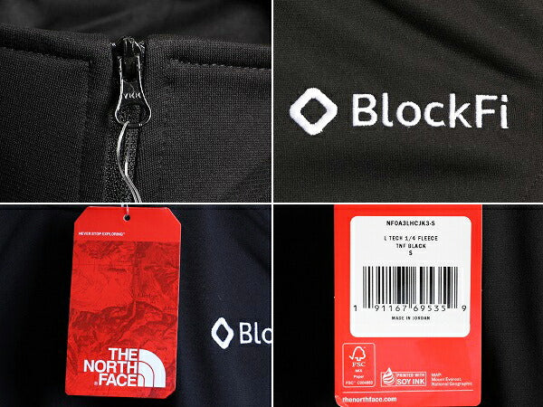 デッドストック US企画 ■ ノースフェイス ハイネック 長袖 Tシャツ 黒 レディース S / 新品 The North Face アウトドア ロンT ストレッチ