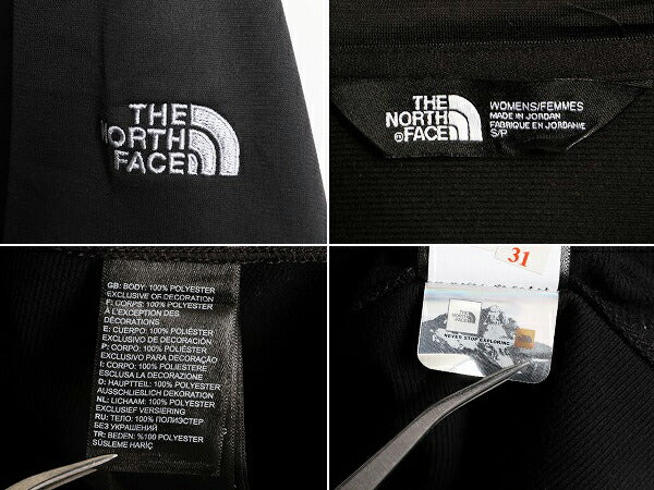 デッドストック US企画 ■ ノースフェイス ハイネック 長袖 Tシャツ 黒 レディース S / 新品 The North Face アウトドア ロンT ストレッチ