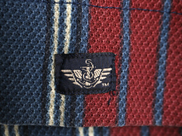 デッドストック 90s ドッカーズ リーバイス ストライプ 長袖 ポロシャツ メンズ L / オールド LEVIS DOCKERS コットン 鹿の子 長袖シャツ