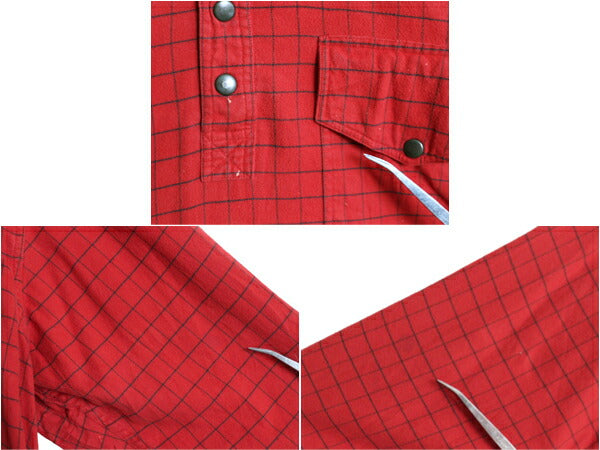 00s オービス チェック 長袖 フランネル シャツ メンズ XL / オールド ORVIS アウトドア コットン プルオーバー ネルシャツ 大きいサイズ
