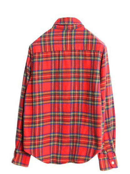 80s エルエルビーン チェック 長袖 フランネル シャツ レディース S / 古着 80年代 ヴィンテージ LLBean アウトドア ネルシャツ 長袖シャツ