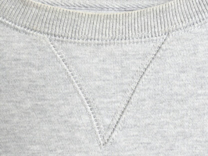 00s The Black Dog ドッグ 刺繍 スウェット メンズ レディース S / 古着 00年代 オールド ヘビーウェイト トレーナー 犬 裏起毛 前V グレー