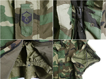 90s 米軍実物 US ARMY ECWCS ゴアテックス ウッドランドカモ 迷彩 ミリタリー ジャケット LARGE REGULAR オールド 96年製 1st GEN パーカー