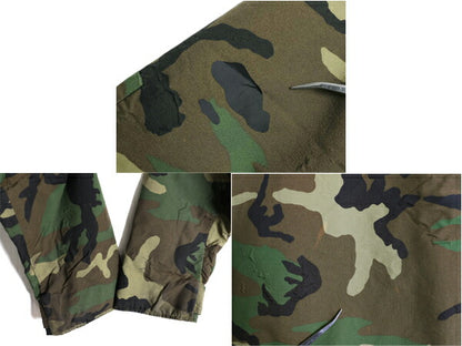 90s 米軍実物 US ARMY ECWCS ゴアテックス ウッドランドカモ 迷彩 ミリタリー ジャケット LARGE REGULAR オールド 96年製 1st GEN パーカー
