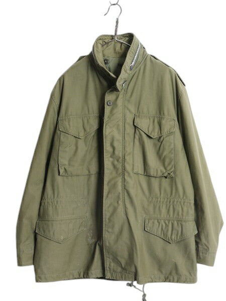 70s 米軍実物 US ARMY M-65 フィールド ジャケット LARGE REGULAR / 古着 70年製 ヴィンテージ 2nd アルミ M65 軍物 ジャンパー ミリタリー