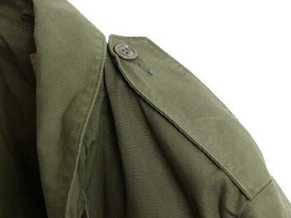 60s 米軍実物 USMC ポプリン レインコート 36L メンズ S 程/ 古着 ヴィンテージ ミリタリー マリンコープ 軍物 ダブルブレスト ロング 2200