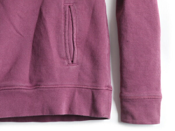希少サイズ S ■ ノースフェイス 前V スウェット フード パーカー ( レディース ) 古着 The North Face トレーナー プルオーバー 裏起毛 紫