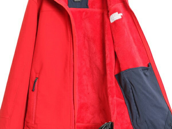 US企画 ノースフェイス APEX ソフトシェル ジャケット メンズ S 古着 ブルゾン ジャンパー フルジップ ハイネック 裏 フリース ストレッチ