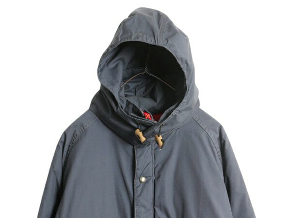 80s USA製 ウールリッチ 中綿 マウンテン パーカー ジャケット メンズ L ヴィンテージ WOOLRICH キルティング ライナー付き ハイネック 灰