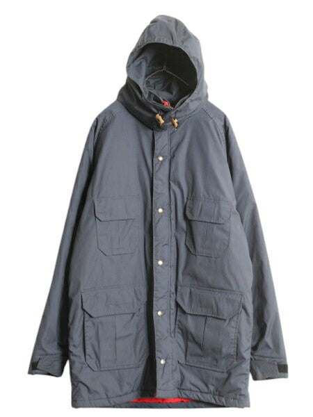 80s USA製 ウールリッチ 中綿 マウンテン パーカー ジャケット メンズ L ヴィンテージ WOOLRICH キルティング ライナー付き ハイネック 灰
