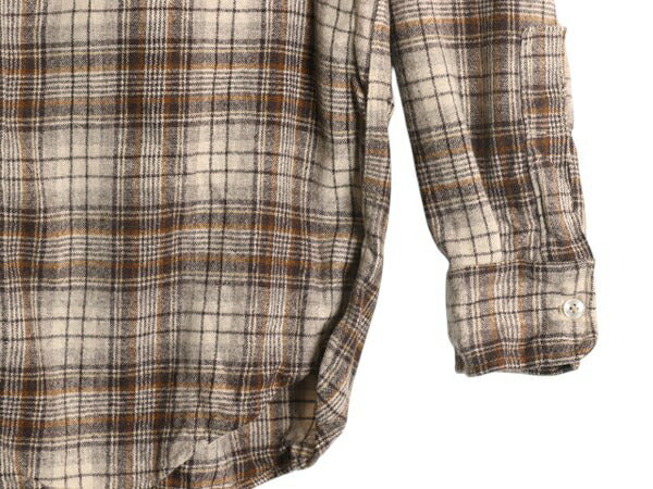 70s USA製 ウールリッチ チェック 長袖 ウール シャツ メンズ L 古着 ヴィンテージ 白タグ WOOLRICH 長袖シャツ ポケット付き マルチカラー