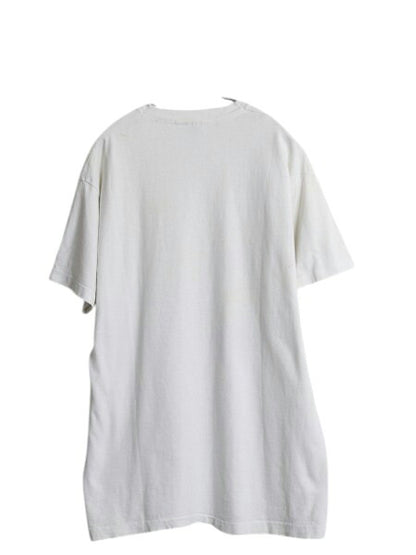 90s USA製 マンモス アート イラスト プリント 半袖 Tシャツ メンズ XL オールド シングルステッチ ヘビーウェイト 大きいサイズ アニマル