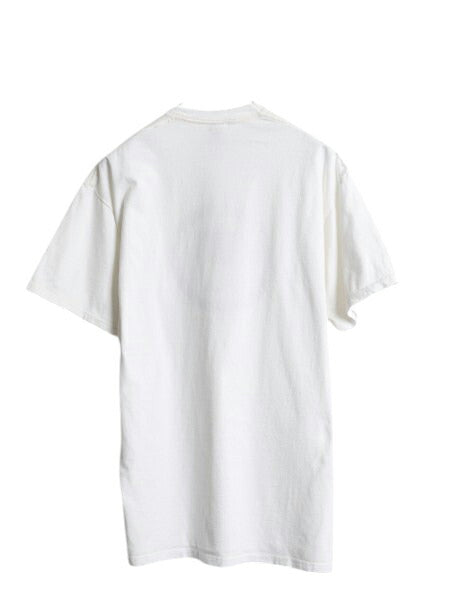 90s USA製 ネイティブ アート イラスト プリント Tシャツ メンズ L 古着 白 オールド キャラクター グラフィック ヘビーウェイト ホワイト