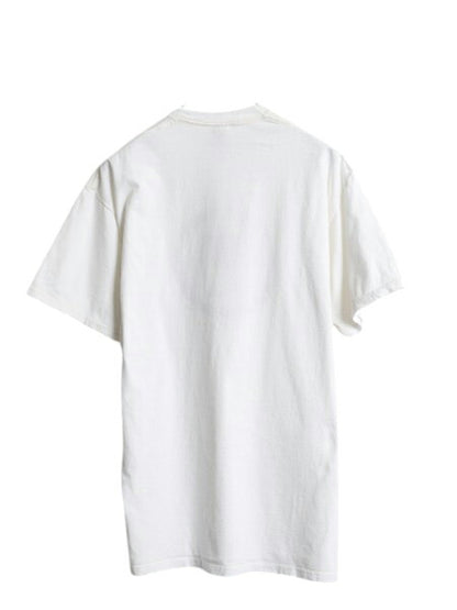 90s USA製 ネイティブ アート イラスト プリント Tシャツ メンズ L 古着 白 オールド キャラクター グラフィック ヘビーウェイト ホワイト