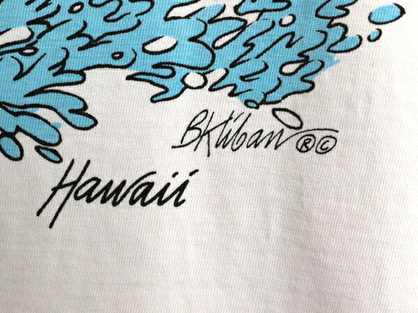 90s USA製 クリバンキャット イラスト 両面 プリント Tシャツ メンズ レディース L 古着 アニマル ネコ シングルステッチ キャラクター 白