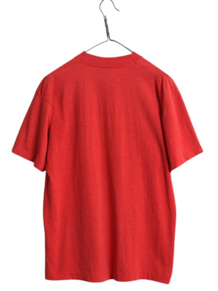 80s USA製 アニマル ジョーク イラスト プリント Tシャツ メンズ L 小さめ M 程 ヴィンテージ キャラクター グラフィック シングルステッチ