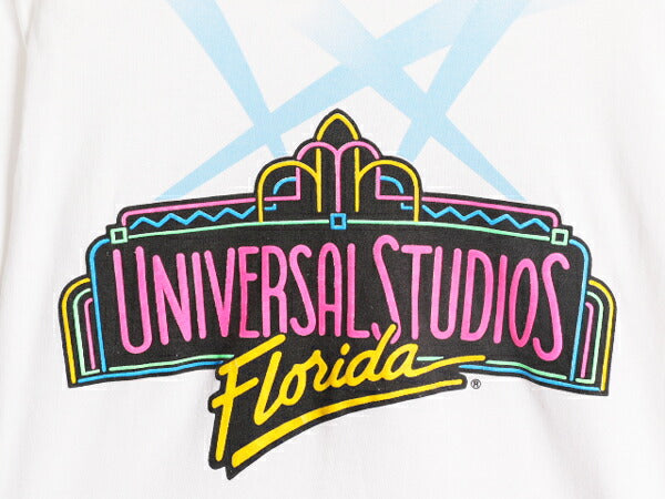 90s USA製 ユニバーサルスタジオ イラスト プリント 半袖 Tシャツ メンズ M 90年代 企業 オールド 当時物 シングルステッチ ヘビーウェイト