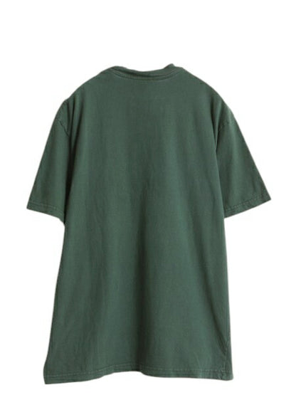 00s ジェイクルー ポケット付き 無地 半袖 Tシャツ メンズ L 古着 オールド ポケT コットン ヘビーウェイト カットソー シンプル グリーン