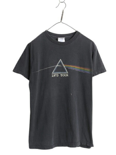 00s ピンクフロイド ツアー プリント 半袖 Tシャツ メンズ M 古着 オールド オフィシャル バンド ロック アート イラスト グラフィック 黒