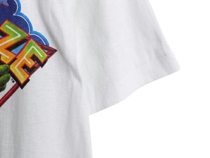 デッドストック 90s 企業物 キャラクター イラスト プリント Tシャツ メンズ L / 新品 オールド 当時物 グラフィック アニマル 酒 カミカゼ