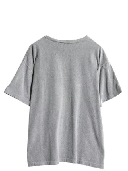 90s USA製 オールド ギャップ プリント 半袖 Tシャツ メンズ レディース M 旧タグ グラフィック 後染め ガーメントダイ カットソー グレー