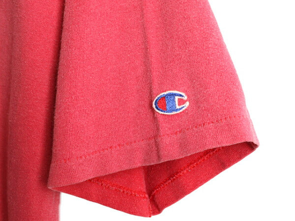 目無し 80s USA製 ■ チャンピオン 100% コットン 半袖 Tシャツ メンズ L 古着 Champion 80年代 ビンテージ トリコタグ 無地 ブックストア