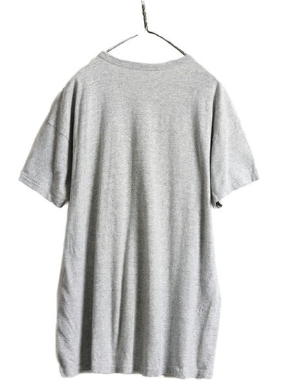 80s USA製 ■ チャンピオン 2段 カレッジ プリント 半袖 Tシャツ メンズ XXL / 80年代 Champion 88 12 霜降り シングルステッチ 杢 グレー