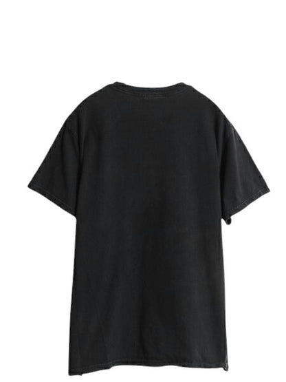 マリリン マンソン フォト イラスト プリント Tシャツ メンズ M 古着 オフィシャル バンド ロック メタル ロックTシャツ バンドTシャツ 黒