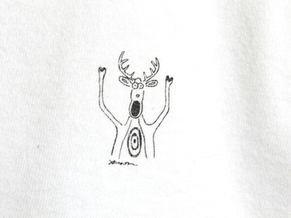 90s アニマル ジョーク イラスト プリント Tシャツ メンズ XL / 古着 オールド キャラクター アート ヘビーウェイト ホワイト 大きいサイズ