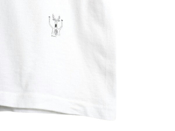 90s アニマル ジョーク イラスト プリント Tシャツ メンズ XL / 古着 オールド キャラクター アート ヘビーウェイト ホワイト 大きいサイズ