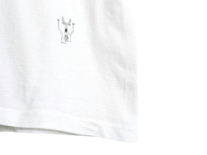 90s アニマル ジョーク イラスト プリント Tシャツ メンズ XL / 古着 オールド キャラクター アート ヘビーウェイト ホワイト 大きいサイズ