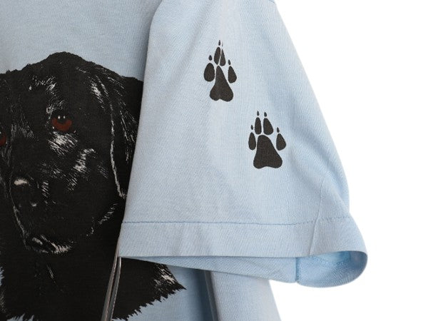 90s ドッグ アート イラスト プリント Tシャツ メンズ レディース XL 古着 オールド アニマル 犬 グラフィック キャラクター 大きいサイズ