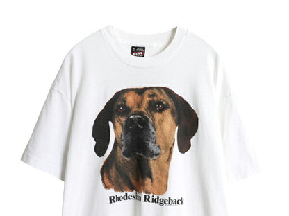 90s USA製 ドッグ アート イラスト プリント Tシャツ メンズ レディース XL オールド アニマル 犬 グラフィック キャラクター 大きいサイズ