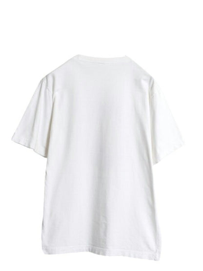 00s テングザル アート イラスト プリント 半袖 Tシャツ メンズ L / 古着 オールド アニマル グラフィック キャラクター 白 ヘビーウェイト