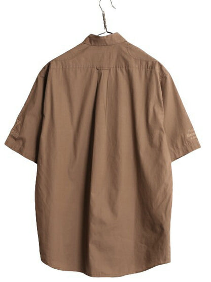 フィルソン 半袖 ボタンダウン シューティング シャツ メンズ M / FILSON アウトドア ハンティング 半袖シャツ ポケット付き コットン 薄手