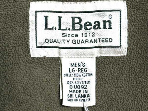 エルエルビーン 細畝 コーデュロイ シャツ ジャケット メンズ L 古着 LLBEAN アウトドア 無地 長袖シャツ フリース ライナー付き オリーブ